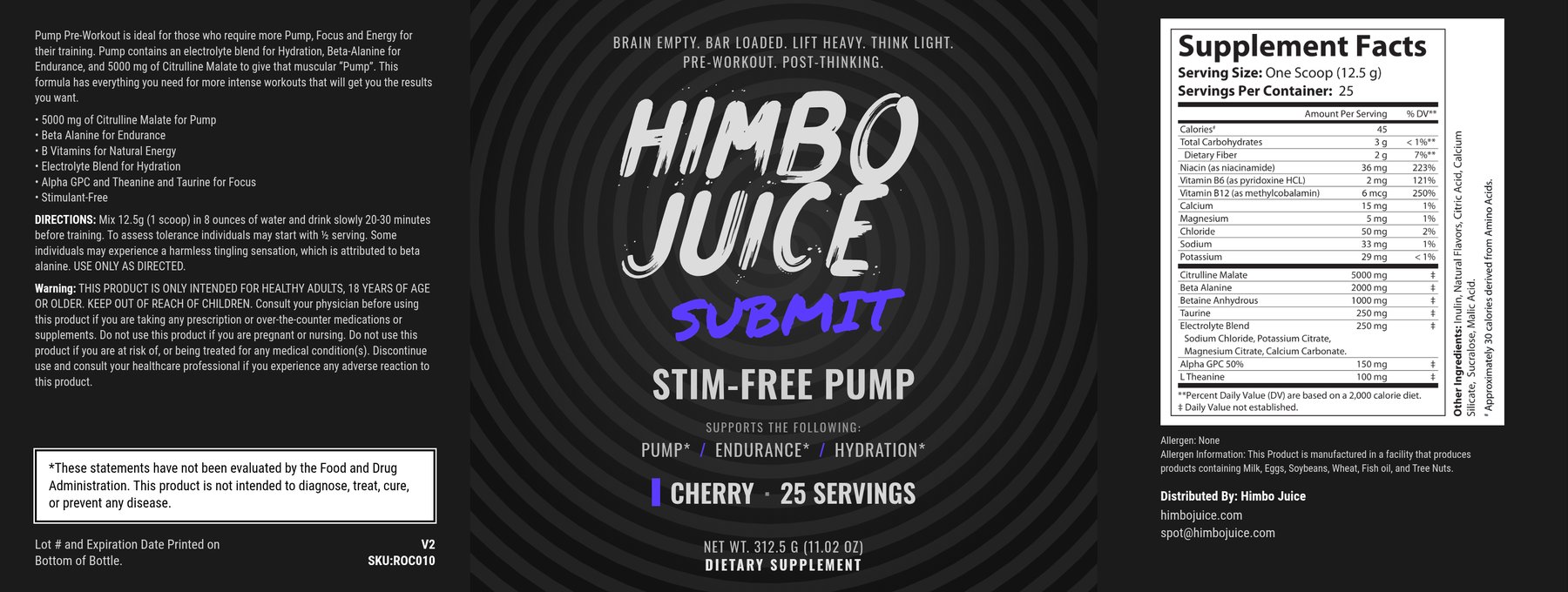 Full SUBMIT label